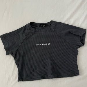 Missguided Grey Top